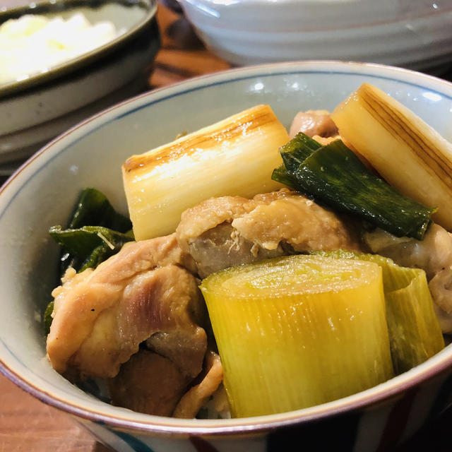 さっと焼いた上州ねぎが甘旨♪鶏照りねぎ丼♪