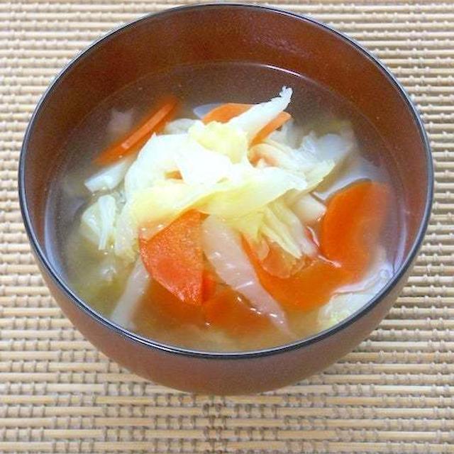 捨ててた部分で一品！やさしい味にホッとする〜シンプル塩味お吸い物。
