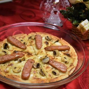 【レシピ】フラムクーヘン（ドイツ風ピザ）クリスマスディナーにおススメのパーティー料理