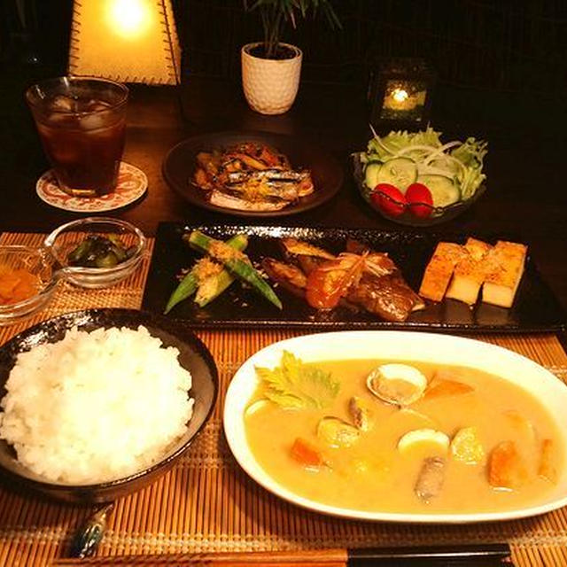 【時短&リメイク秋ごはん】秋刀魚のカレー野菜南蛮＆白味噌シチュー♪