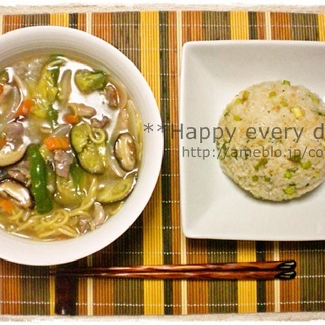 パスタで中華♪お野菜たっぷり広東麺☆