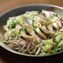 しめ鯖オイル煮・おつまみ蕎麦