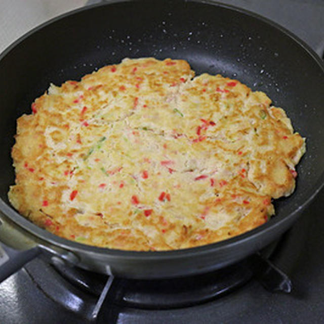 残り物処理で「おからのお好み焼き風」