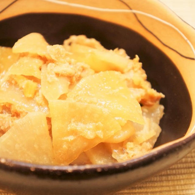 大根の醤油麹炒め煮