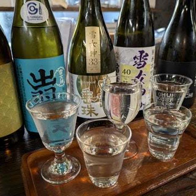 山形駅近くの｢さけ家こんこん｣で座り角打ちで飲む