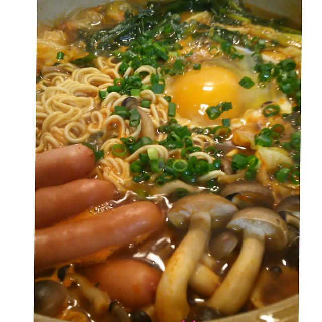 ☆熱々！辛～い！けど病みつき♪プデチゲ☆