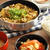 大満足！下味漬け込み肉にお任せ♩カレー肉豆腐献立。
