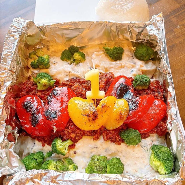 お誕生日にミラノ風チキン弁当です！！