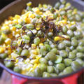 トウモロコシと豆の炊き込みご飯