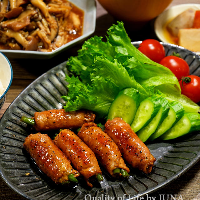 肉巻き、里芋の煮物など／やっとクリスマスものを出した･･･