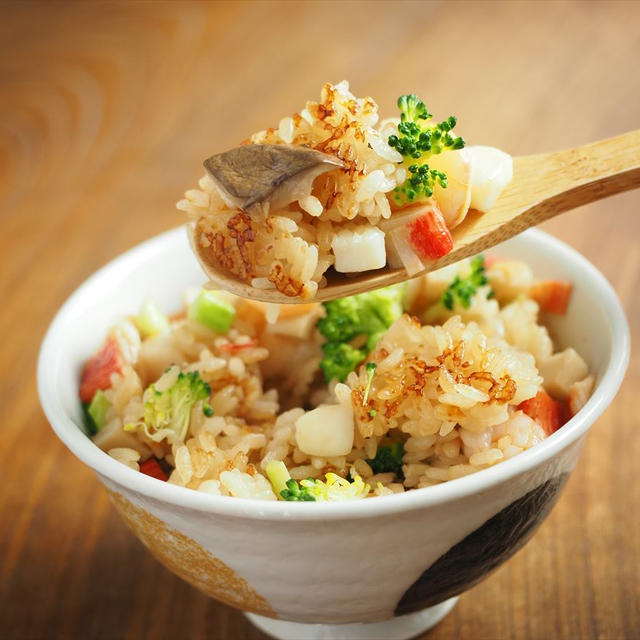 メシ通！「シーフードミックスフライパン炊き込みご飯」