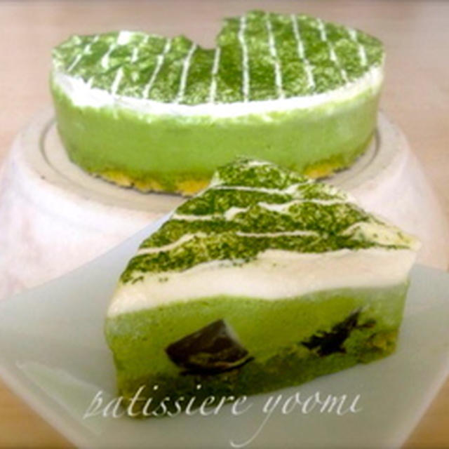 お抹茶のムース＊レシピ＊（Mousse au the vert)