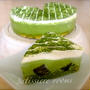 お抹茶のムース＊レシピ＊（Mousse au the vert)