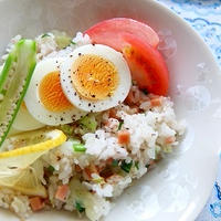 爽やか! キャベツのレモンチャーハン♪