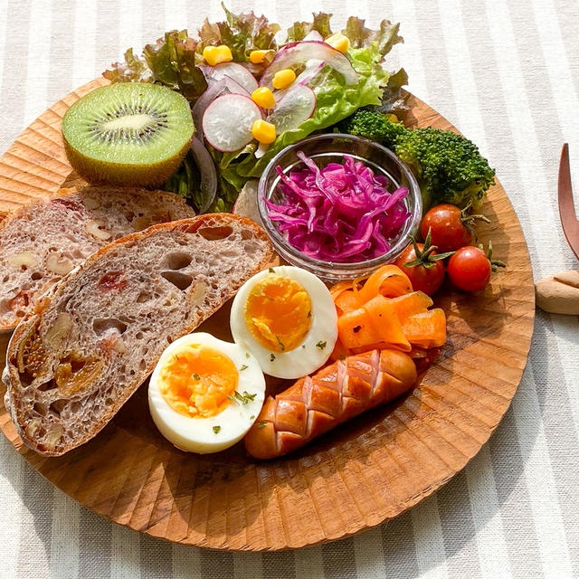 ＊いちじく＆赤ワインで朝ごパン♪＊