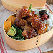 材料3つで3品！ごはんがモリモリ進む【鶏もも肉の生姜照り焼き弁当】