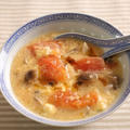 旨味たっぷり～ふわふわ卵とトマトのスープ (レシピ)