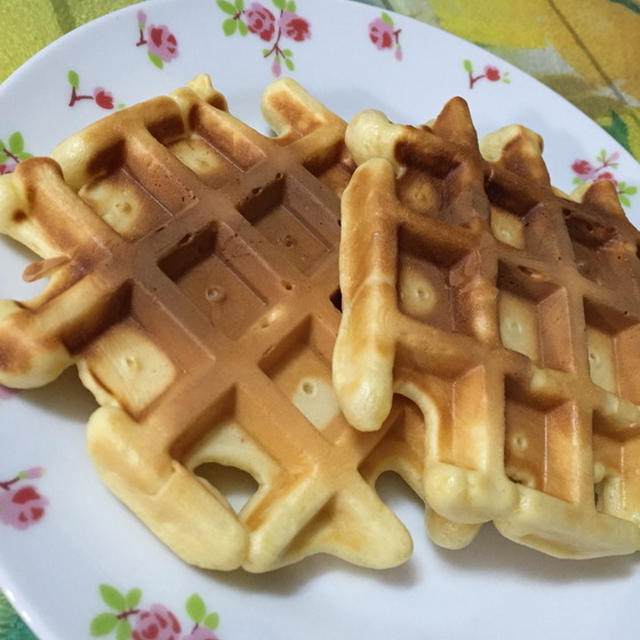 ワッフル焼きました♥