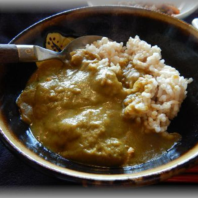 玄米ほうれん草カレー