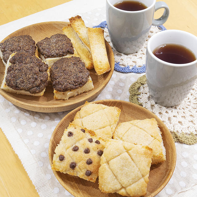 食パンで！メロンパンとカフェモカメロンパン(*^^*)♡