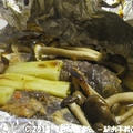 なす・しめじ・ねぎの辛味噌ホイル焼き　包んでグリルへ(^_-)-☆