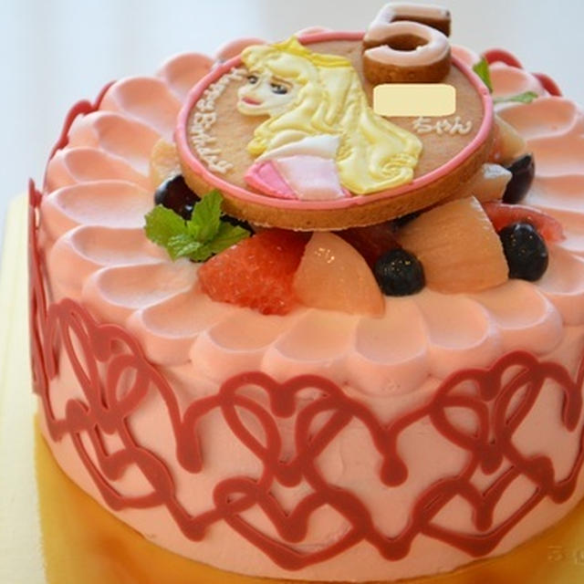 オーロラ姫とハートのケーキ By Chihiroさん レシピブログ 料理ブログのレシピ満載