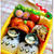 モノクロ・マトリョーシカのお弁当（キャラ弁、デコ弁）