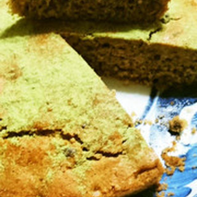 抹茶パウダーとあずきの和風ケーキ By ミコおばちゃんさん レシピブログ 料理ブログのレシピ満載