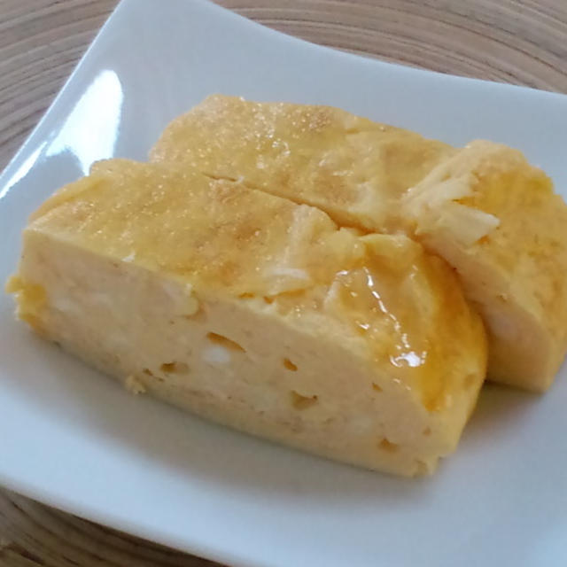 塩だしを使って～だし巻き卵