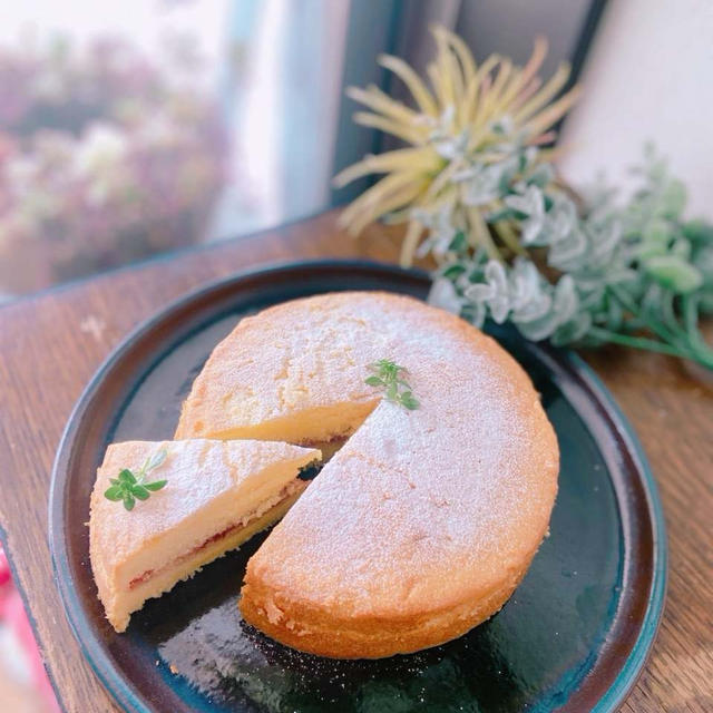 米粉のビクトリアケーキ^_^