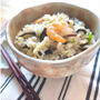 【炊飯器に入れるだけ】保存食材で免疫力アップ♪キクラゲとえびの炊き込み麦ご飯♡レシピ