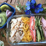 サラダチキンの冷やし中華弁当～体調不良時の簡単弁当～