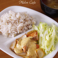 簡単3STEP♪秋鮭の味噌うまソースのおかず☆雑穀米とお赤飯にぴったり！自慢のおかずレシピ(モニター)