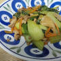 青梗菜と舞茸のオイスターソース炒め