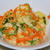野菜のマリネとトマトソースペンネ