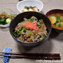 一見牛丼ですが実は．．．　豚丼