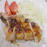 おろし生しょうがを使って、鶏もも肉のしょうが照り焼き