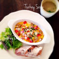 ターキースープとオムレツ。 by Cafe Irisさん