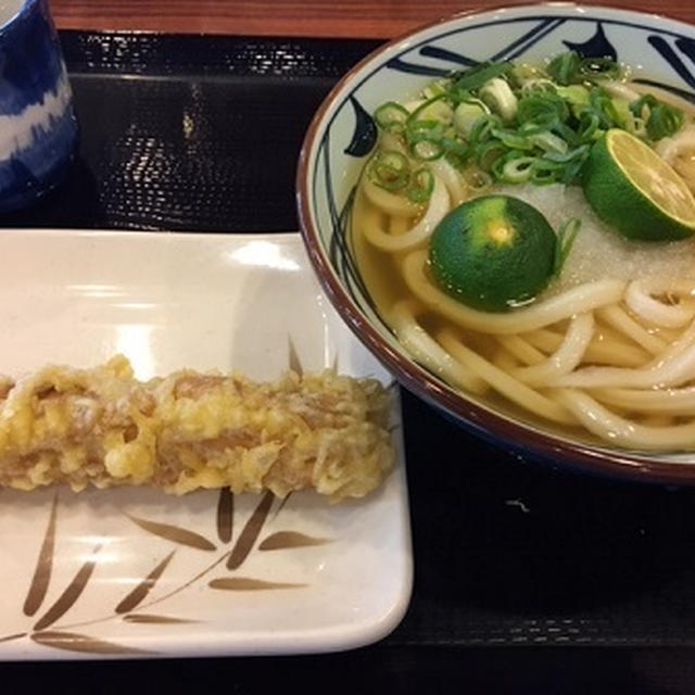 丸亀製麺デビューと軽いお夕飯