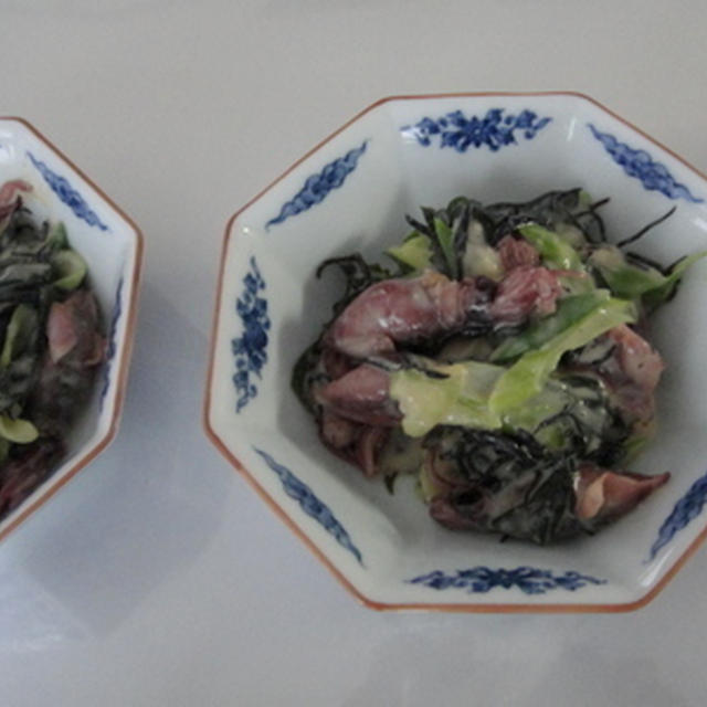 ほたるいかの白ごまあえ＆練り物の煮物★★★
