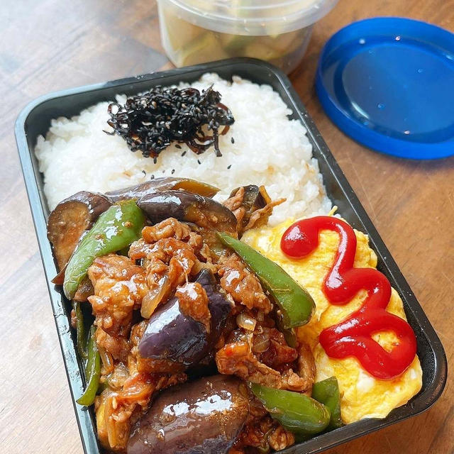 汁もれしない麻婆茄子弁当です！！