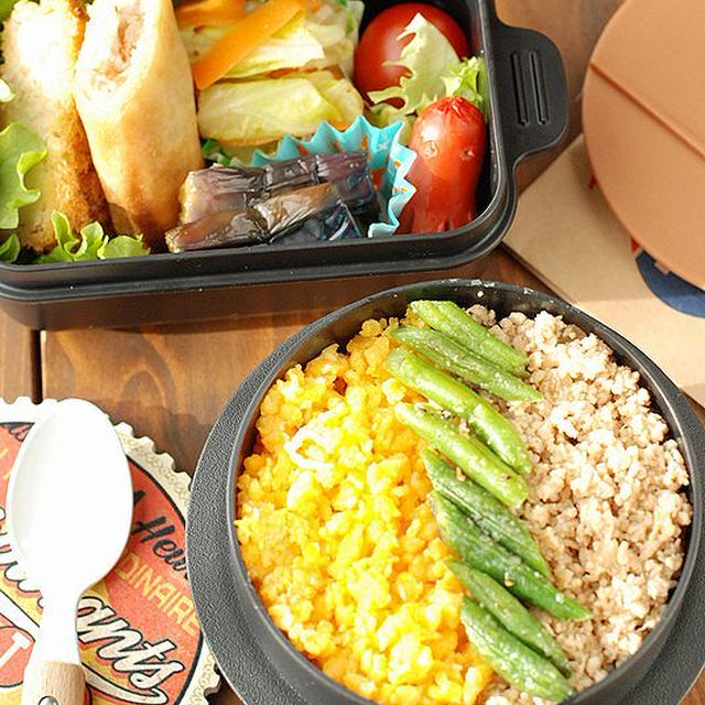 【高校生男子】そぼろ丼弁当