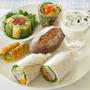 8月のワンプレートレッスン（お食事プレート）。。。