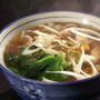 《昼ご飯は肉うどん／茄子の煮びたし／菜の花の酢味噌掛け／サラダ》他です。