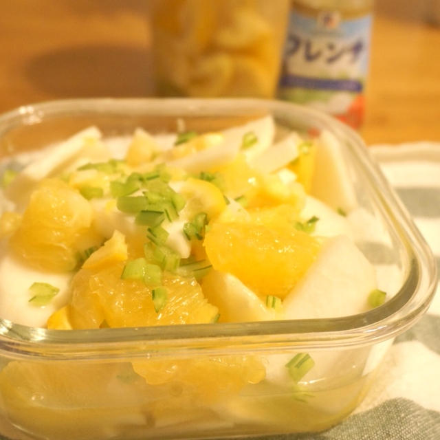 【レシピ】河内晩柑とかぶと塩レモンのさっぱりマリネ