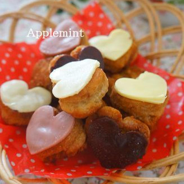 モニター スライス生チョコでハート型のドーナツ 卵不使用 By アップルミントさん レシピブログ 料理ブログのレシピ満載