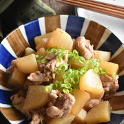 大根と鶏もも肉の柚子こしょう甘辛煮
