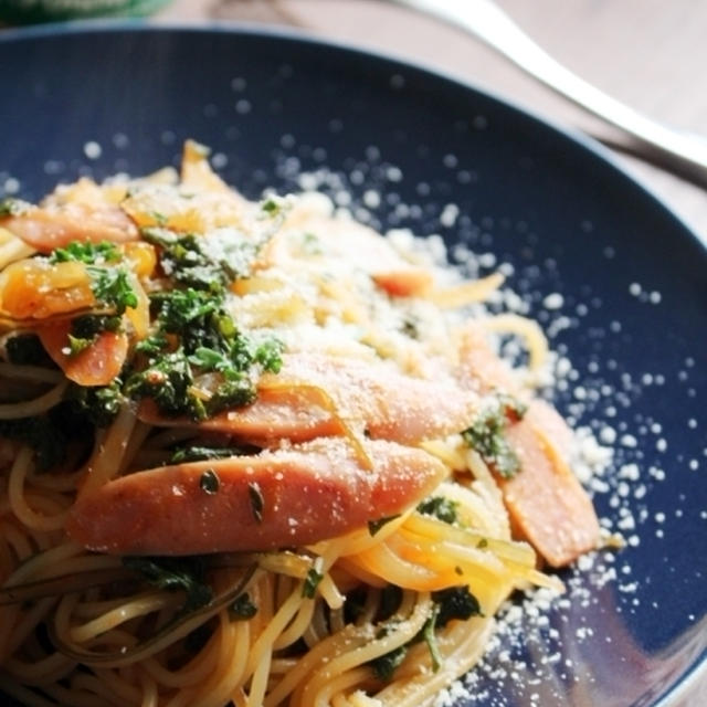 パスタの難点解決法！昆布水漬けパスタで時短簡単！もちもちパスタ。