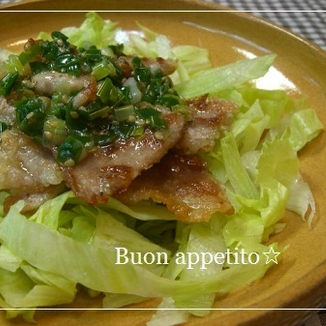 豚もも薄切り肉のねぎ塩だれ By Miyoさん レシピブログ 料理ブログのレシピ満載