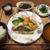 【献立】スズキのムニエル、じゃがいもとパプリカのハーブバターソテー、茹でブロッコリー、しらすおろし、茄子と大葉の焼き浸し、おかひじきのマヨポン和え、豆腐と納豆のお味噌汁